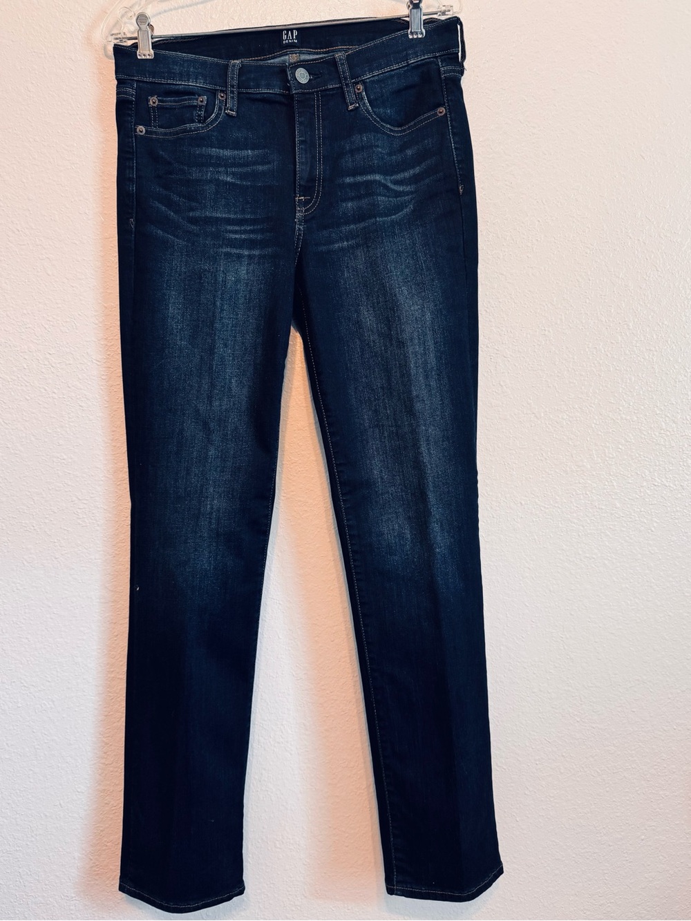 GAP Dark Denim Stretchy Straight Women's Jeans size 10